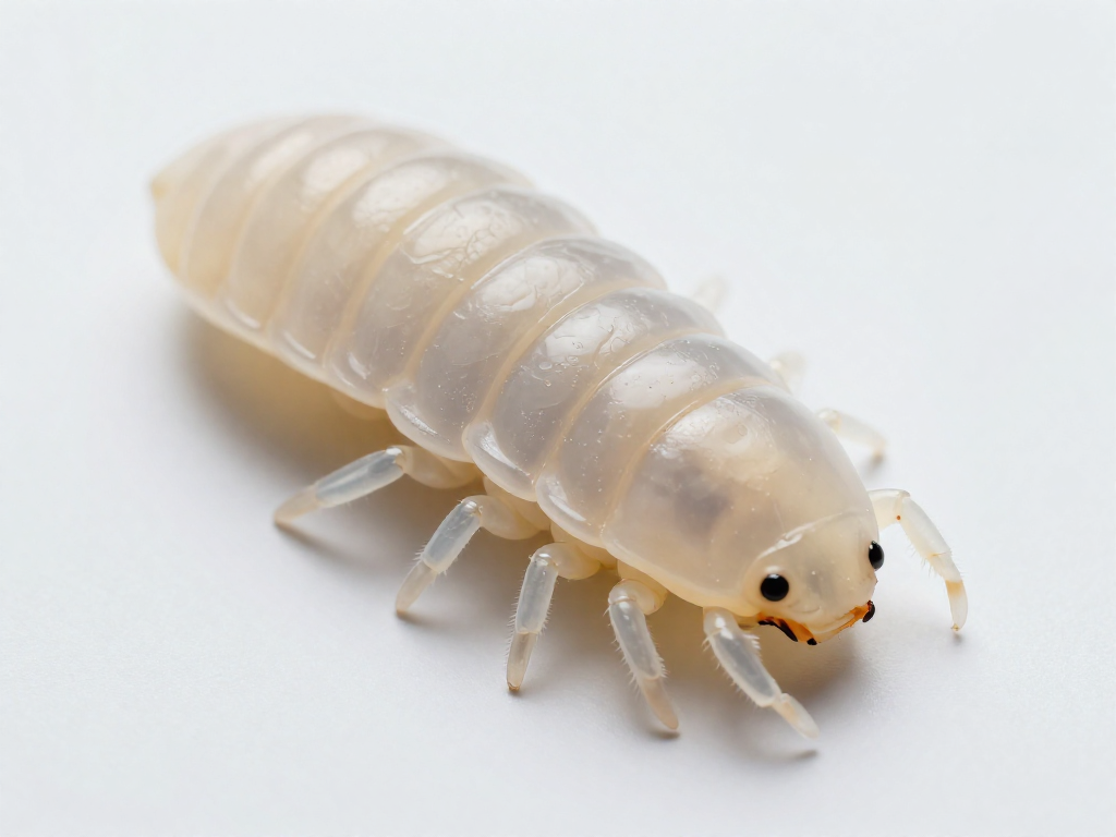 Microscope close-up of a tardigrade water bear with eight legs