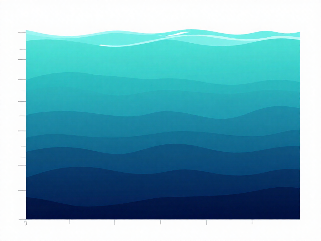 Vertical diagram of ocean zones highlighting where the twilight zone is located